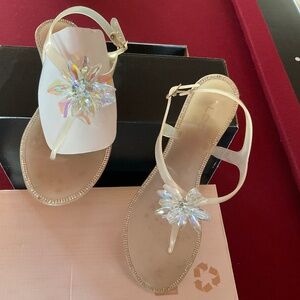 Aldo Jelly Crystal Sandals